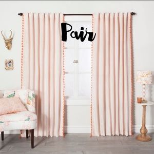 OPALHOUSE NWT PAIR 63x54 velvet curtain panels